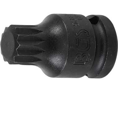 BGS Impact Bit Socket | longitud 43 mm | 12.5 mm (1/2”) Drive | Spline (para XZN) M16 5381-M16