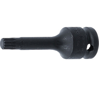 BGS Impact Bit Socket | longitud 75 mm | 12.5 mm (1/2”) Drive | Spline (para XZN) M9 5482-M9