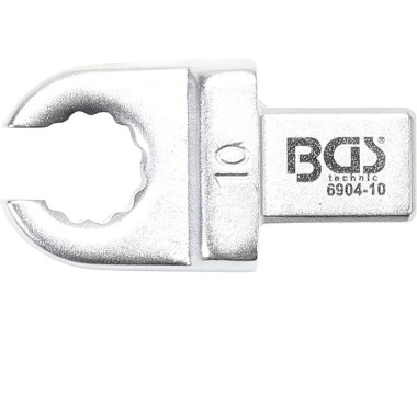 BGS Llave de anillo | abierta | 10 mm | cuadrada 9 x 12 mm 6904-10