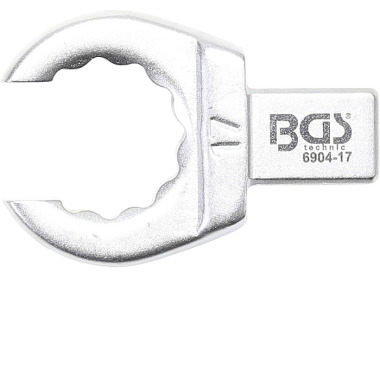 BGS Llave dinamométrica abierta Tipo | 17 mm | Cuadrado 9 x 12 mm 6904-17