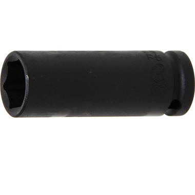 BGS Impact Socket Hexagon, deep | 12.5 mm (1/2”) Drive | 19 mm 7219