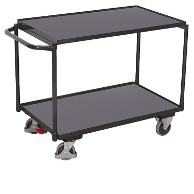 VARIOfit Carro de mesa con 2 estantes Dimensiones exteriores: 1.375 x 825 x 850 mm (A/A/A) sw-801.501/AG