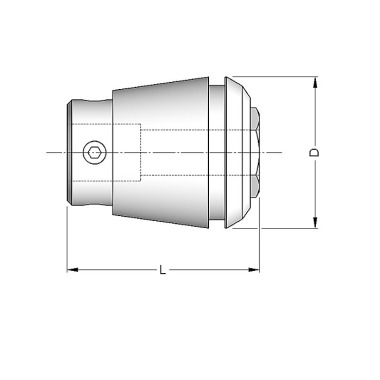 Mack Werkzeuge Portapinzas con compensación de longitud ER 25, Ø 6,0 09-6025-6,0