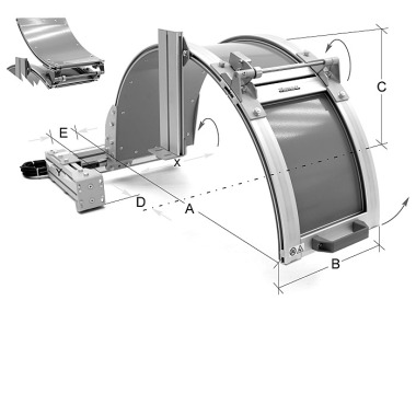 Mack Werkzeuge Guarda de alimentación extragrande FS 04 hasta Ø 630 mm ZE-FS04-080