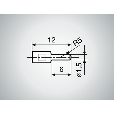 Mahr 16 Inserto de medida Eei2 D=1,5 mm, interior 4118814