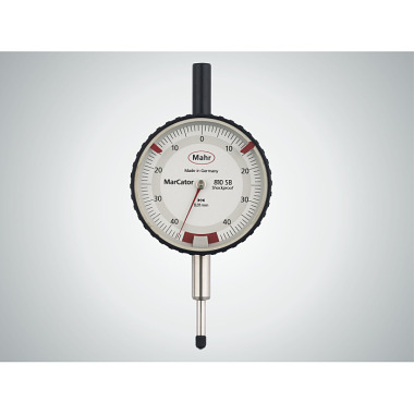 Mahr Reloj comparador de seguridad 810 SB 0,8 mm / 0,01 mm a prueba de golpes. mK 4317000