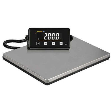 PCE-PB 200N platform scale max. 200 kg, LC display, large weighing surface