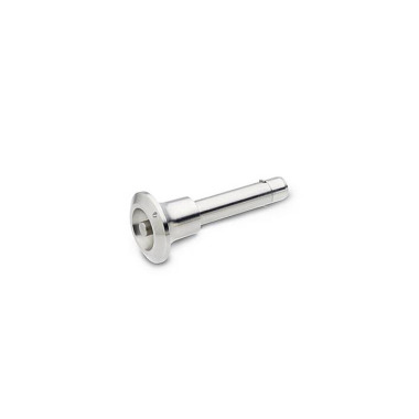 Ganter Pasadores de fijación de acero inoxidable, con bloqueo axial GN 114.6-16-50