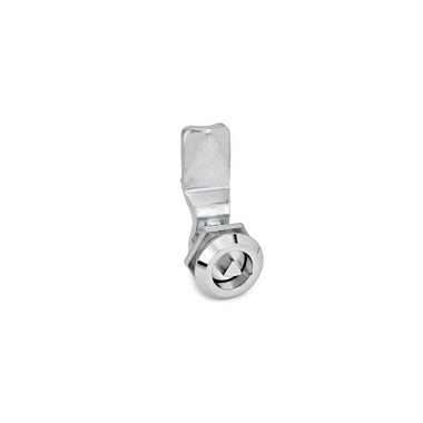 Ganter Cierres, con llave de vaso, anillo de apoyo cromado GN 115-DK-10