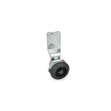 Ganter Cierres, accionamiento con llave de vaso, anillo de apoyo negro GN 115-DK-45-SW