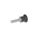 Ganter Pasadores de fijación, acero inoxidable, de con bloqueo axial (magnético) GN 124.1-10-18