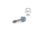 Ganter Tornillos, acero inoxidable, de caña fina para evitar pérdidas, diseño higiénico GN 1582-M6-30-PL-E-1