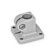 Ganter Abrazaderas de conexión con placa base, aluminio GN 162-B12-2-BL