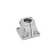 Ganter Abrazaderas de conexión con placa base, aluminio GN 165-B25-2-BL