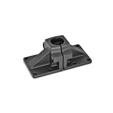 Ganter Abrazaderas de conexión con placa base ancha, aluminio GN 167-B25-2-SW