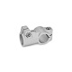 Ganter Abrazaderas de conexión en ángulo, aluminio GN 192-B25-B25-40-2-BL