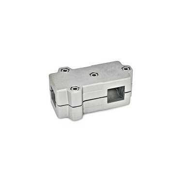 Ganter Abrazaderas de conexión en ángulo, aluminio GN 193-V25-V25-50-2-BL