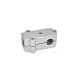 Ganter Abrazaderas de conexión en ángulo, aluminio GN 193-V30-B30-50-2-BL