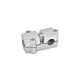 Ganter Abrazaderas de conexión en ángulo, aluminio GN 194-B42-B42-76-2-BL