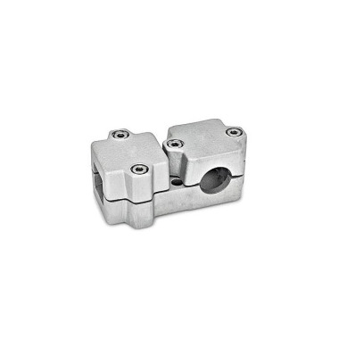 Ganter Abrazaderas de conexión en ángulo, aluminio GN 194-V20-B20-50-2-BL