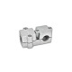 Ganter Abrazaderas de conexión en ángulo, aluminio GN 194-V25-B25-50-2-BL