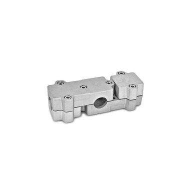 Ganter Abrazaderas de conexión en ángulo, aluminio GN 195-B30-50-2-BL