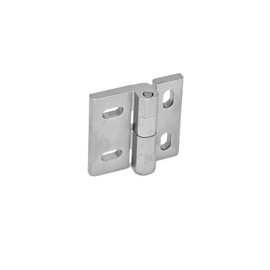 Ganter Bisagras, acero inoxidable, ajustables GN 235-NI-45-45-HB-GS