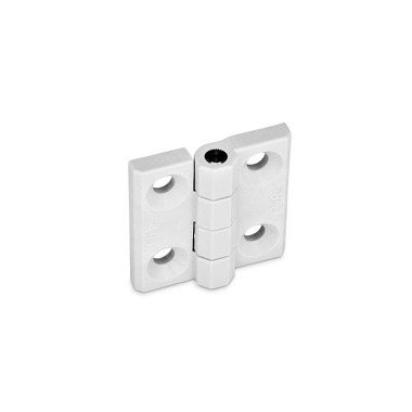 Ganter Bisagras, plástico, blanco GN 237.1-60-60-A-WS