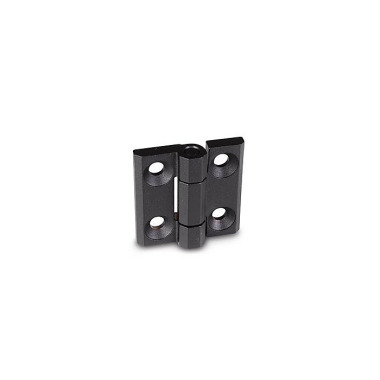 Ganter Bisagras de alta resistencia, acero inoxidable GN 237.3-NI-50-50-A-SW