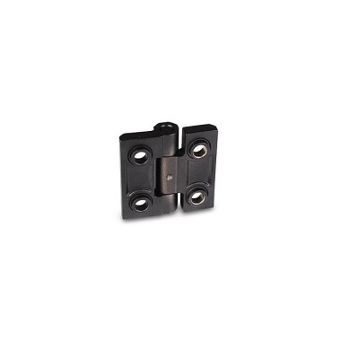 Ganter Bisagras de alta resistencia, acero inoxidable GN 237.3-NI-50-50-B-SW