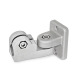 Ganter Uniones articuladas, aluminio GN 281-B12-2-BL