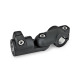 Ganter Uniones articuladas, aluminio GN 288-B20-B20-S-2-SW