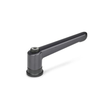 Ganter Palancas de apriete ajustables con fuerza de apriete aumentada, casquillo de acero GN 300.4-78-M8-SZ