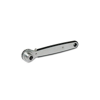 Ganter Llaves de carraca de acero inoxidable con orificio pasante / orificio ciego GN 318-178-B10-B