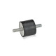 Ganter Amortiguadores de caucho, acero GN 351-100-40-M16-SS-55