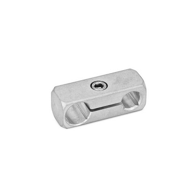 Ganter Abrazaderas de ejes paralelos, aluminio GN 474.1-B16-B16-MT