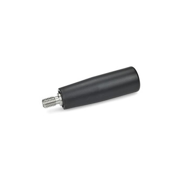 Ganter Manillas giratorias, eje de acero inoxidable GN 598.1-KT-18-M6