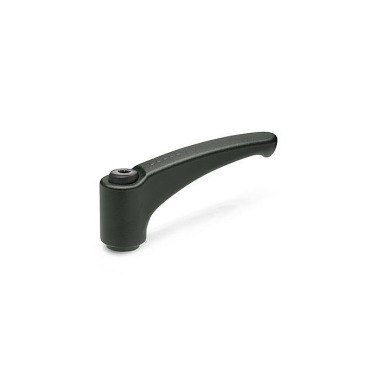 Ganter Palancas de apriete ajustables, Zamac, casquillo de acero GN 602-44-M4-SW