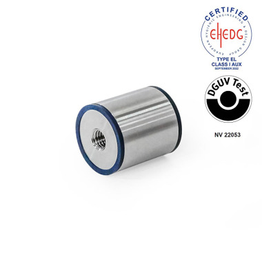 Ganter Separadores, acero inoxidable, diseño higiénico GN 6226-22-20-A2-MT-H