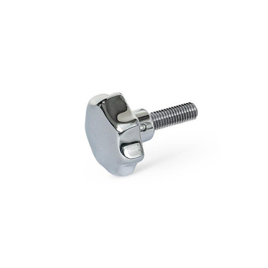 Ganter Pomos con lóbulos, acero inoxidable AISI 316 GN 6336.5-A4P-40-M8-40