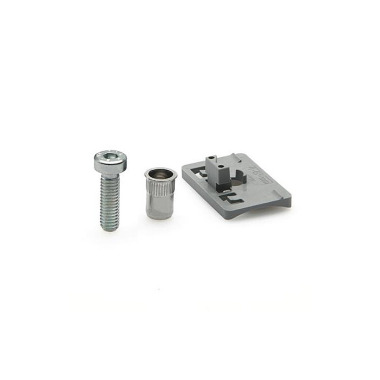 Ganter Adaptador para montar abrazaderas de soporte de paneles GN 649 en tubos redondos. GN 649.1-30-34