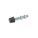 Ganter Tornillos de apriete, acero, con pieza de apriete de caucho GN 708.1-M12-100-A-ST