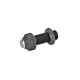 Ganter Bases de apriete oscilantes, ajustables, acero GN 709.3-13-M8-R