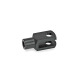 Ganter Cabeza de horquilla, aluminio DIN 71752-10-20-M10-AL