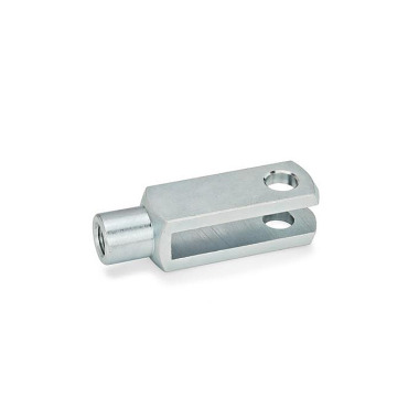 Ganter Cabezas de horquilla, acero DIN 71752-12-48-M12F