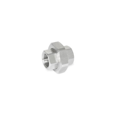 Ganter Racores de filtrado, acero inoxidable GN 7405-NI-G3/8-A-500