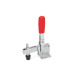 Ganter Cepos de palanca, acero, palanca de accionamiento vertical, con base de montaje horizontal GN 810-130-C