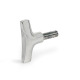 Ganter Tornillos de mariposa, acero inoxidable GN 8350-32-M5-10-PL