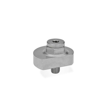 Ganter Levas excéntricas, acero inoxidable, apriete radial, con perno roscado GN 918.5-40-SK-R