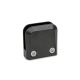 Ganter Abrazaderas de soporte de panel, zamac, para paneles de vidrio y plástico GN 939-ZD-60-10-FA-SW